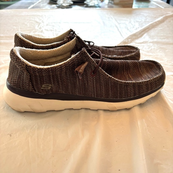 Sketchers Zenwick loafers air- cooled memory foam brown SZ 10 Worn Once main image 10